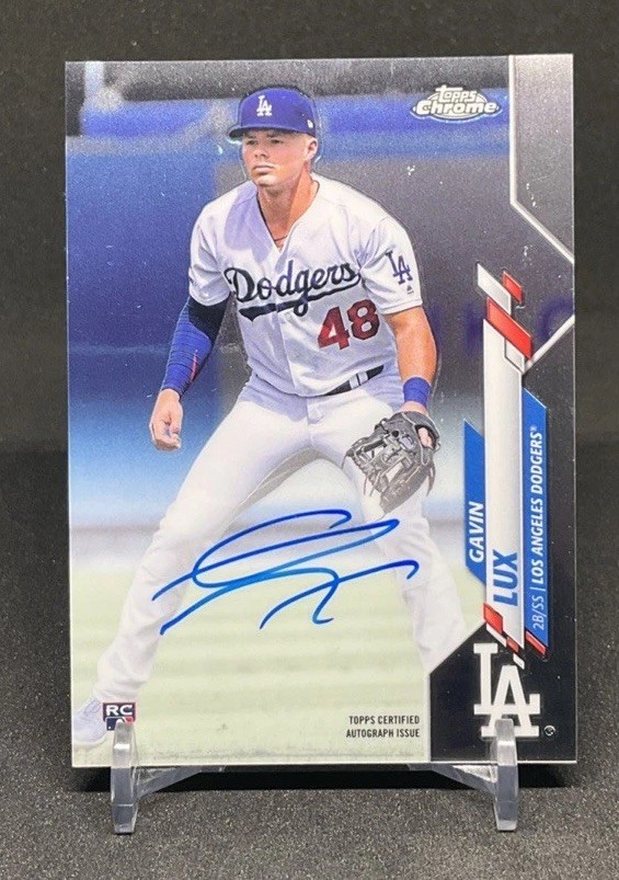 2020 Topps Chrome - Rookie Autographs Gavin Lux #RA-GL (AU, RC)