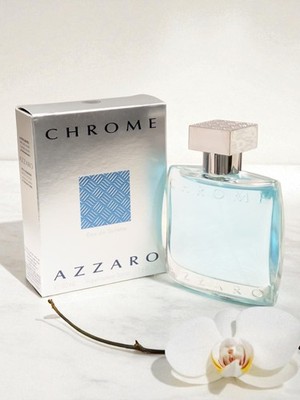Chrome By Azzaro 1.6 oz / 50 ml Eau de Toilette For Men MSPR $86