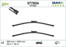 Wischblatt Scheibenwischer SILENCIO FLAT BLADE SET VALEO 577854 für SEAT 5P8 5P5