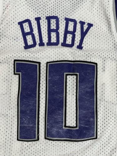 Nike Swingman Sacramento Kings Mike Bibby White Jersey Youth Size X-Large - Picture 2 of 8