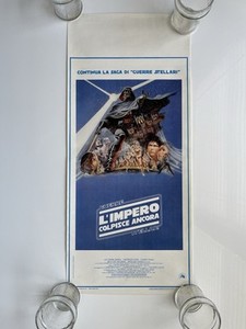 The Empire Strikes Back style B 28" x 13" Italian locandina insert movie poster