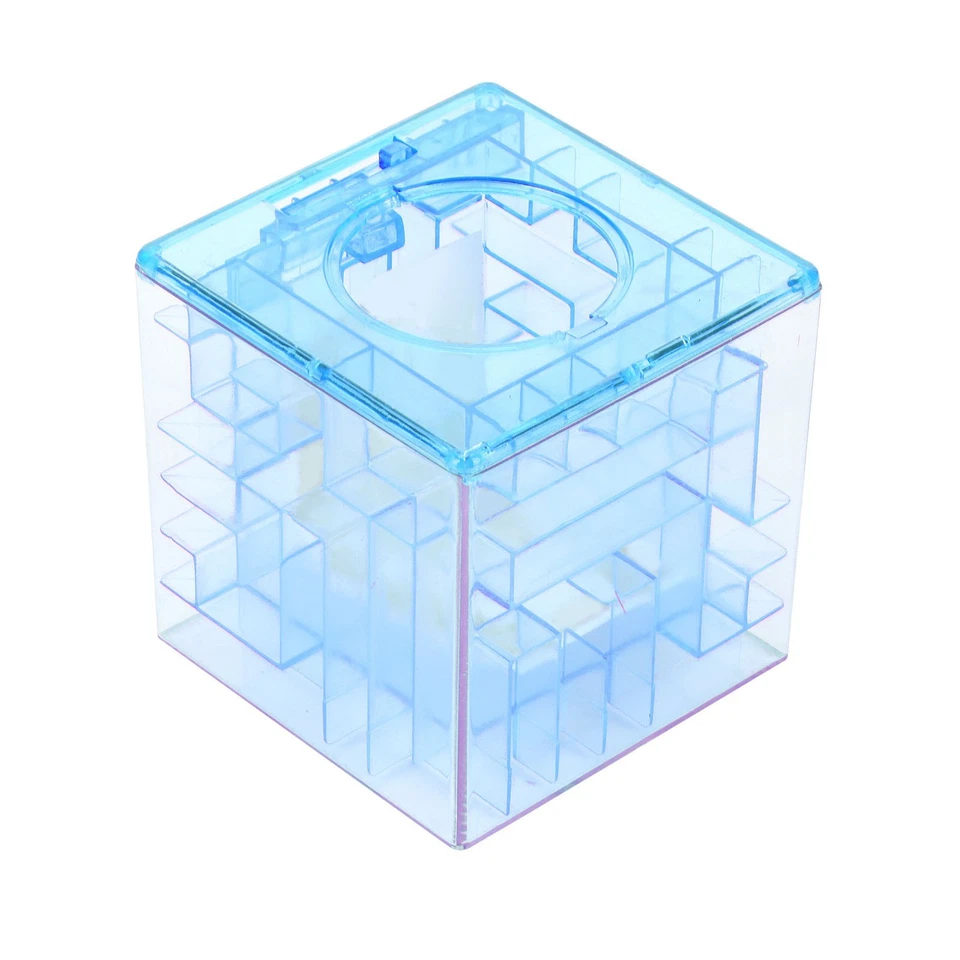 (Blue)Box Maze G Saving Box E Onal E Bank Pot Saving Box E Onal Birthday - Image 4 of 4