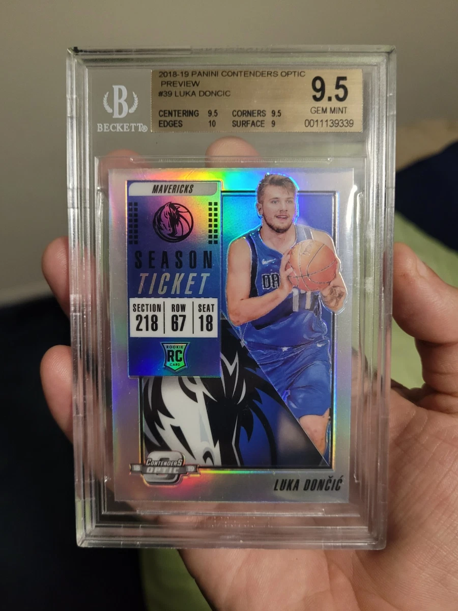 Luka Dončić 9 Graded Basketball Sports Trading Cards & Accessories