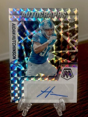 2022 Mosaic Rookie Autographs Mosaic #20 Aidan Hutchinson RAM-AH RC Prizm Auto
