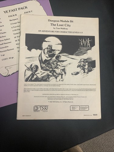 Dungeon and Dragons Vintage Adventure and Modules (5) - Picture 12 of 12