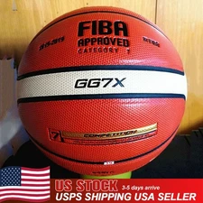USA Molten GG7X Basketball Competition Official Size 7 PU Leather Match Training
