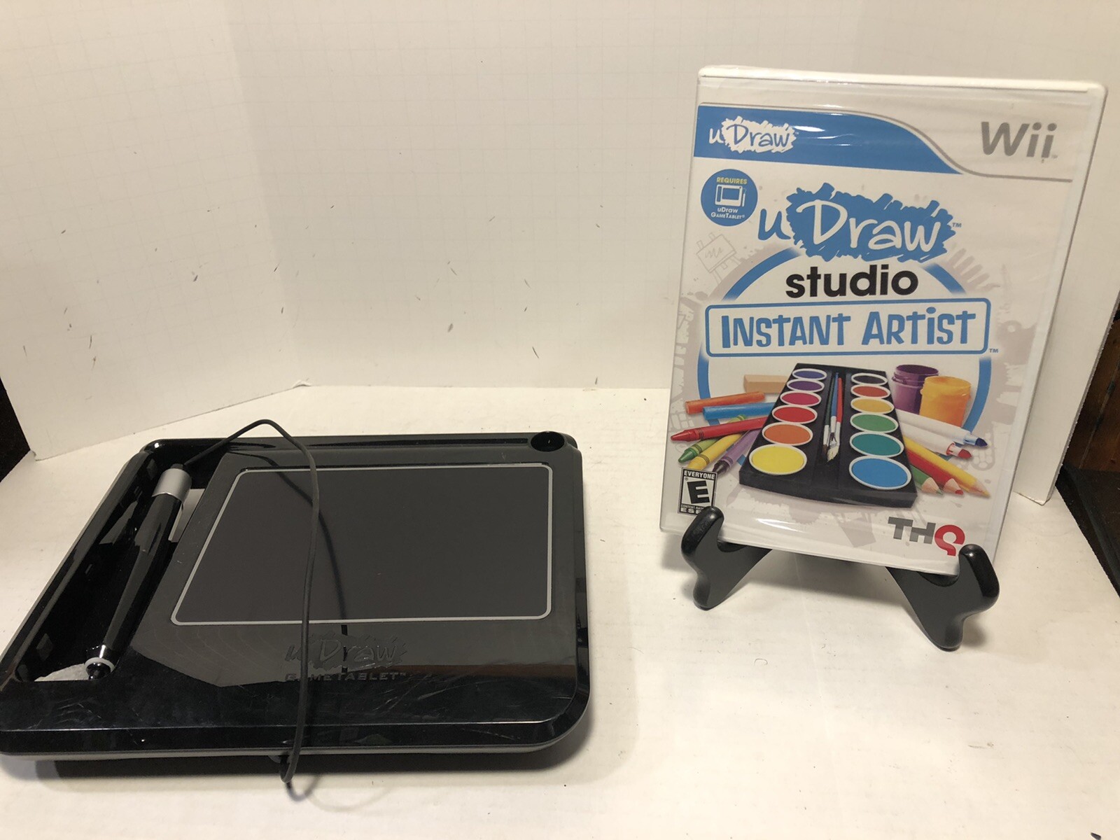 Wii U Draw Disc With Drawing Tablet eBay