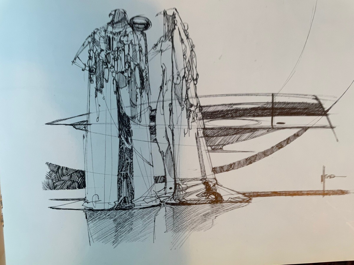 Syd Mead STUDIO IMAGE 1 -OBLAGON 1988 | eBay