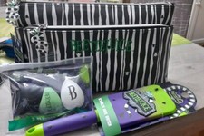 Beetlejuice Purse  Brush  3 Original Primark Foundation Sponges