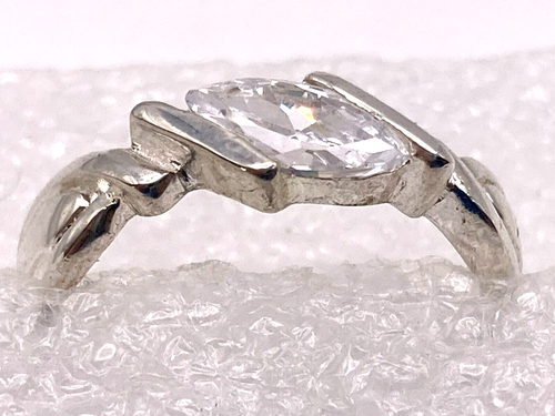 IBB Sterling Silver Engagement Style Ring Size 6 Thailand - Picture 2 of 7
