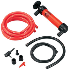 Toolman 3 in 1 Multi-Use Hand Siphon Fuel Transfer Pump Kit with inflation adapt
