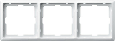 Merten Artec 3-fach Rahmen polarweiß 481319 System Fläche dreifach Abdeckrahmen