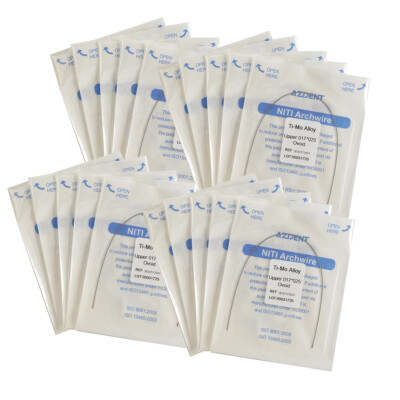 100X Dental Orthodonic Arch Wire Beta Titanium Molybdenum Alloy TMA Rectangular