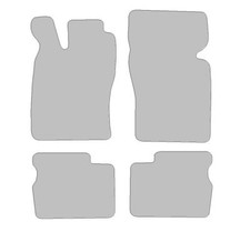 Fußmatten-Set für Opel Calibra A (1990-1997) Classic schwarz