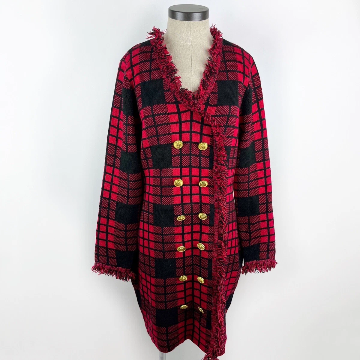 Venus plaid outlet dress
