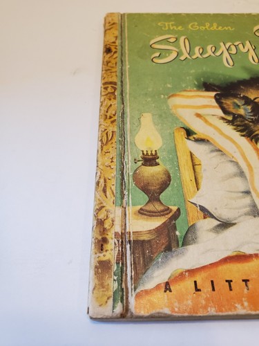 Vintage ~ Ein kleines goldenes Buch "Das goldene Schlafbuch" F-Ausgabe 1948 ~ unser # T5310 - Bild 3 von 14