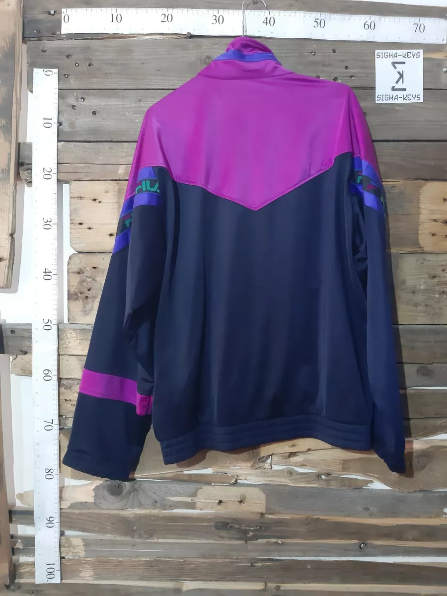 Fila felpa store viola uomo