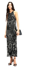AllSaints Floral Star Embellished Maxi Dress Size 12, BNWT, Sold Out, All Saints
