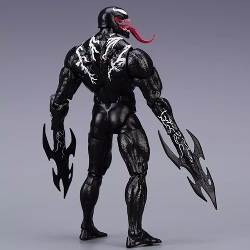Venom 3 action figure Venom figure Marvel figure 2024 Venom The Last Dance - Foto 3 di 6
