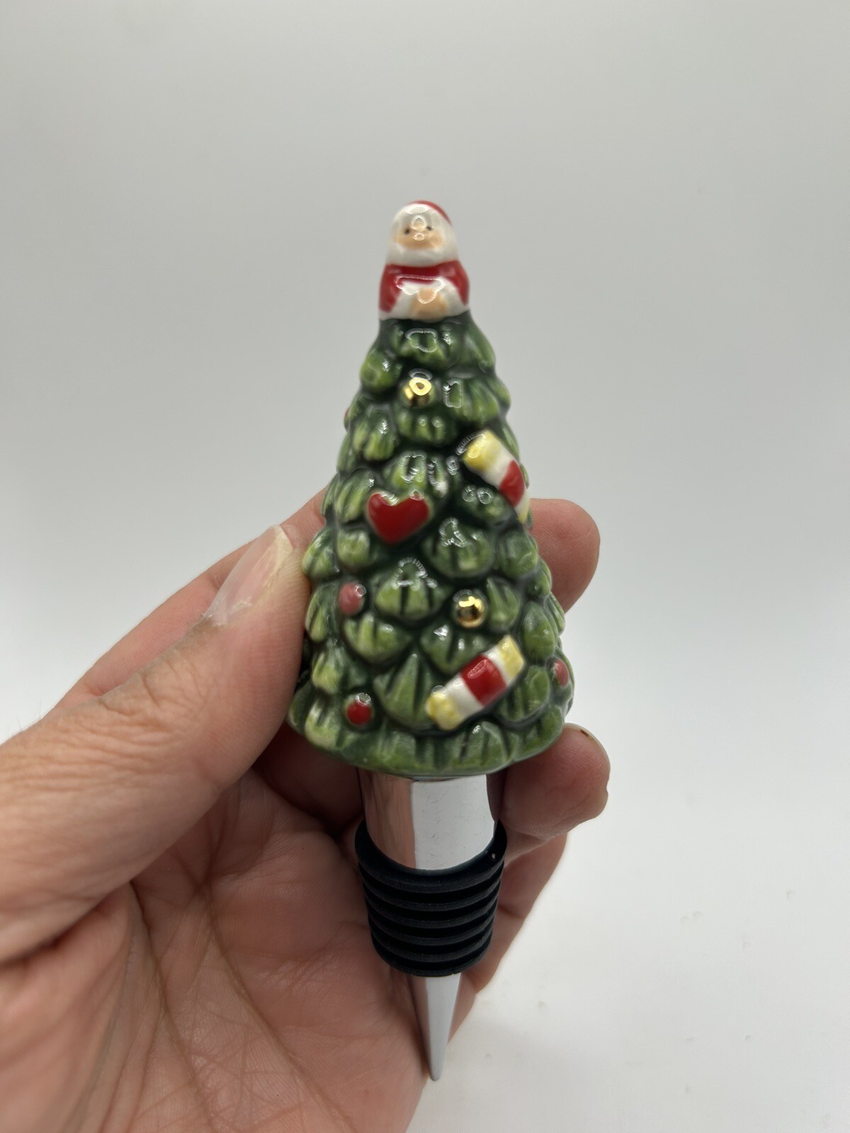 Spode Christmas Tree Wine Bottle Stopper 11851837 eBay