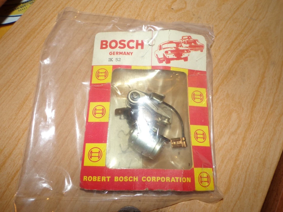 1xKIT DE ENCENDIDO ORIGINAL VINTAGE BOSCH#IK52 (POINTS&COND) 1968-69 PORSCHE 911E,911S,911T Foto 2 de 4