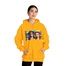 Modern Bold Unisex Graphic Hoodie Sweatshirt, Artistic Fun Unique Design, Gift