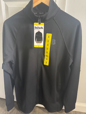 NWT!Bench Urbanwear Men's Athletic Moisture Wicking Quick Drying Full Zip Jacket