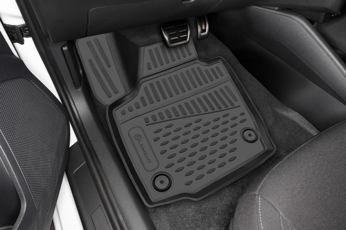 Gummifußmatten für 5er BMW F10 2010-2013 3D Passform Hoher Rand Gummimatten - Bild 2 von 6