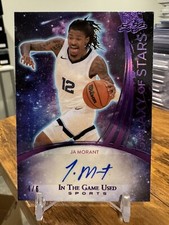 Ja Morant 2024 Leaf In The Game Used Galaxy Of Stars Auto #/6 SSP 🔥📈
