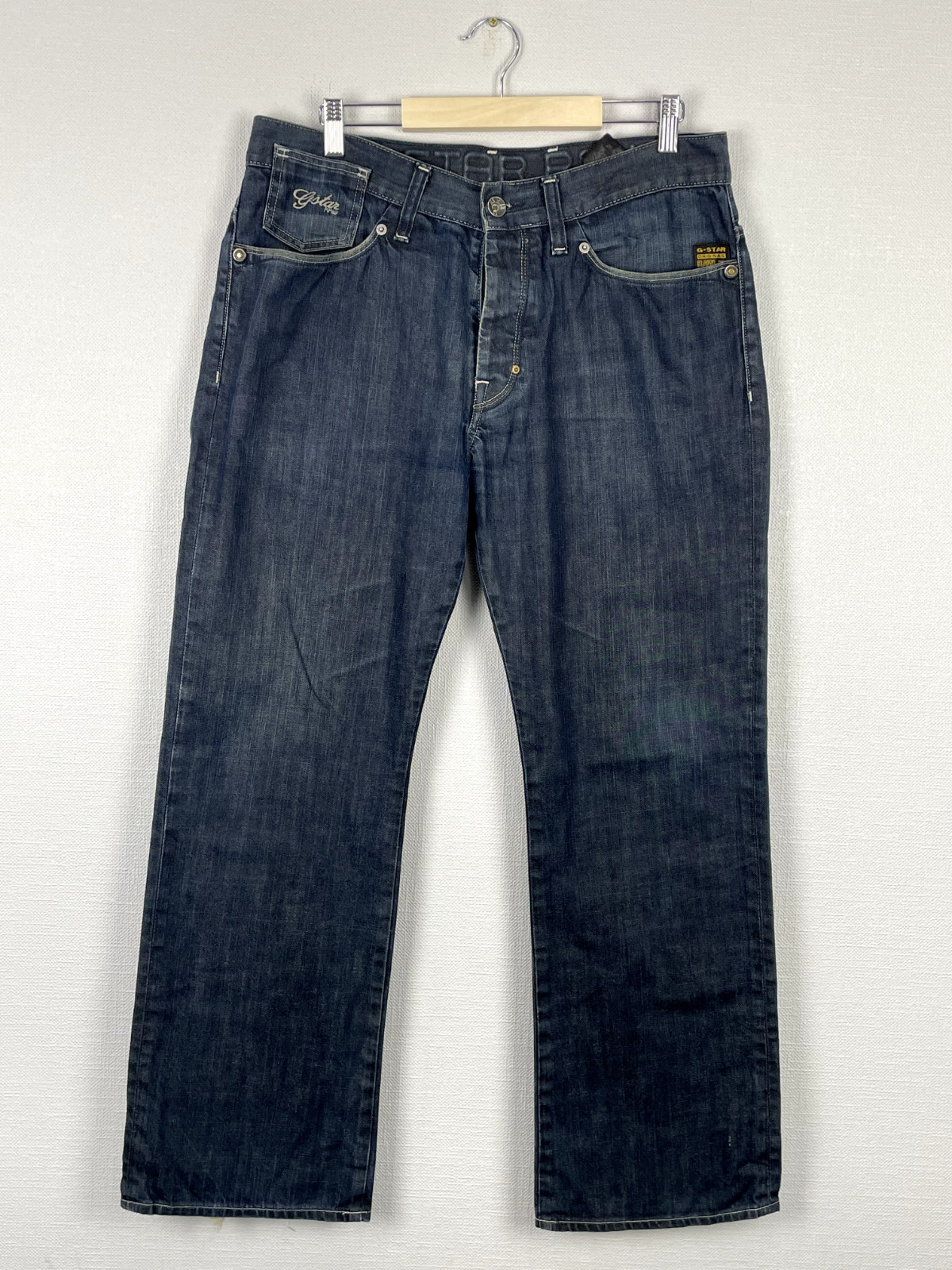 G-Star Raw 3301 Blue Denim Straight Jeans