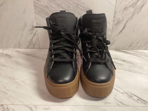 Puma Mayze Mid Platform Sneakers Women’s Size 9 381170-04 Shoes Casual - Black - Picture 7 of 13