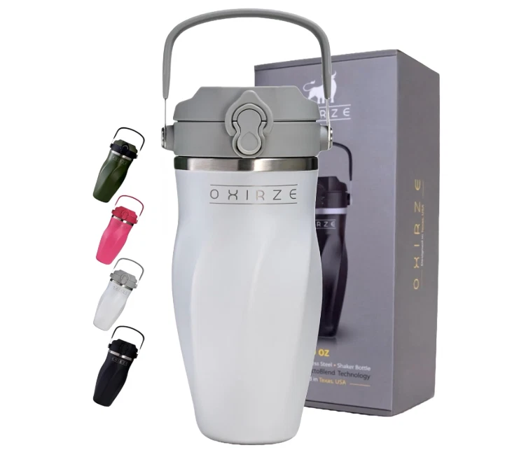26oz Insulated Shaker Bottle Double Wall Stainless Steel Leakproof Protein New
Opens in a new window