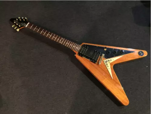 Electric Guitar Epiphone by Gibson Korina FV Nat Natural Flying V Shape