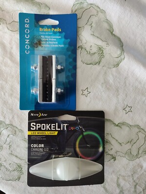 BICYCLE BIKE SIDE PULL BRAKE RUBBER PADS SHOES Spoke