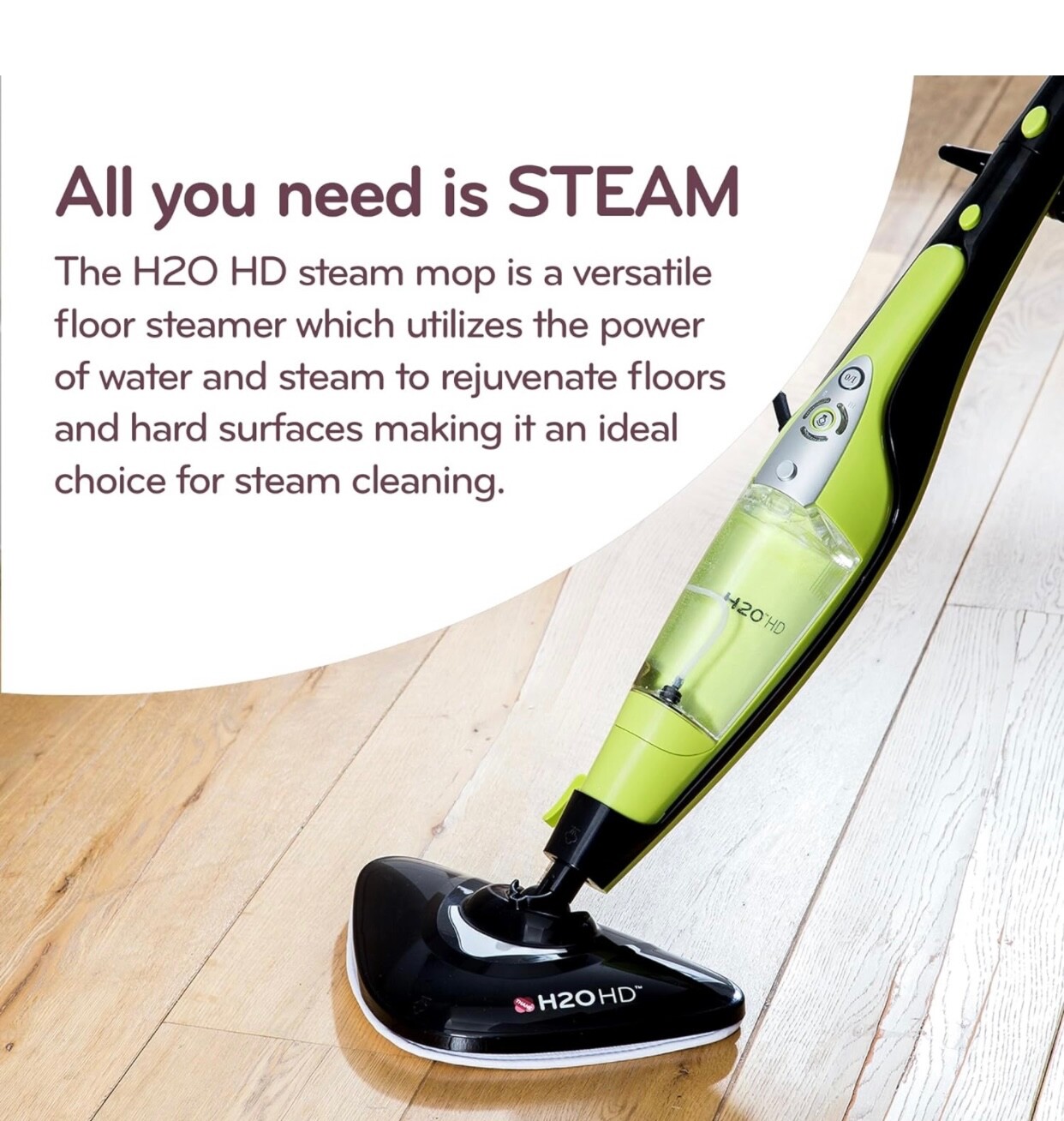 H2O HD Steam Mop and Handheld Steam Cleaner eBay