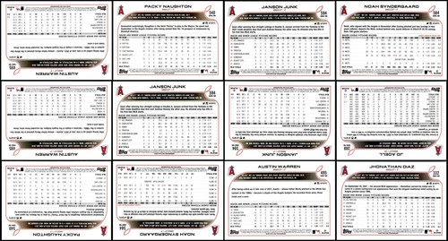 2022 Topps Los Angeles Angels (136) Card Lot - FINAL OFFER – BUY BEFORE OTHERS! - Picture 19 of 24