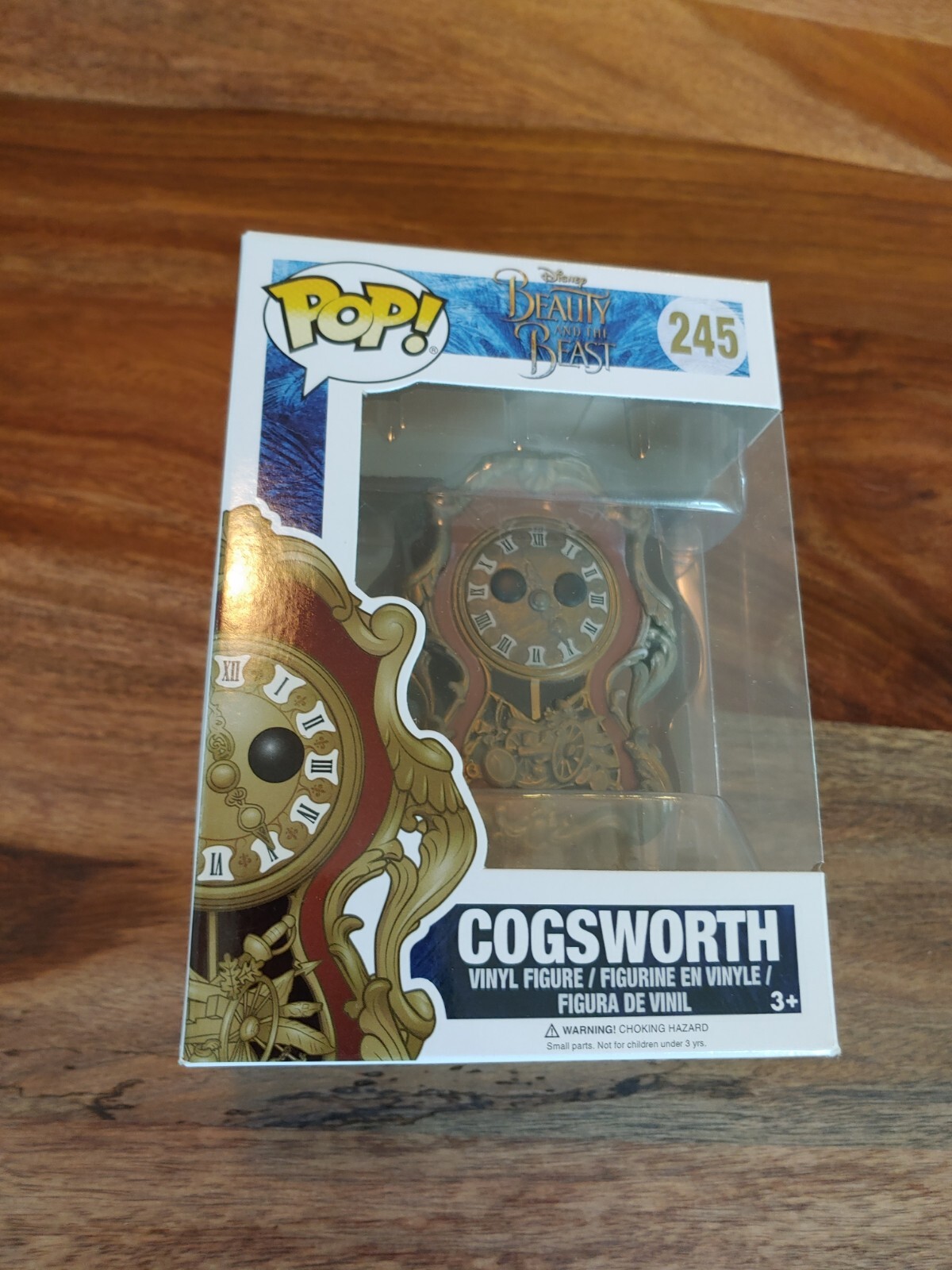Funko Pop Disney Beauty And The Beast 245 - Cogsworth Vinyl Action Figure