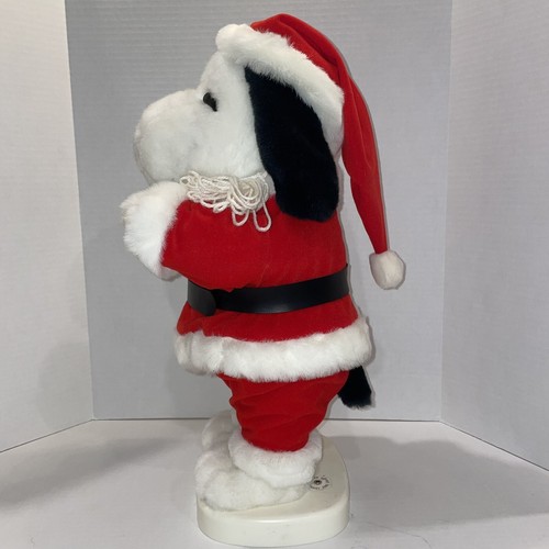 Vintage 1997 Snoopy Peanuts Santas Best Holiday Animation SANTA Moves Works - Picture 2 of 20