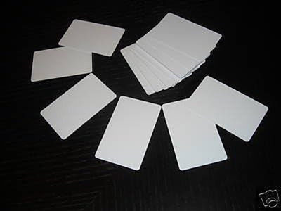 1000 CR80 30Mil White PVC Plastic Credit, Gift, Photo ID Cards