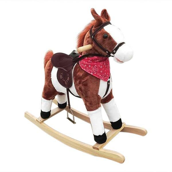 plush ride on horse
