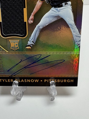 2017 Gold Standard Baseball Tyler Glasnow Rookie Patch Auto 3/199 NO-39 - Picture 3 of 7