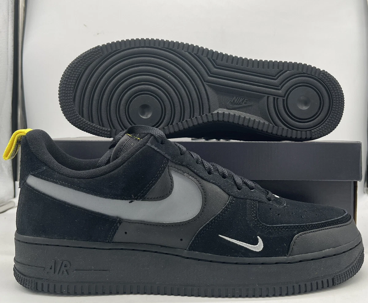 Nike Air Force 1 Low Black and Grey Suede