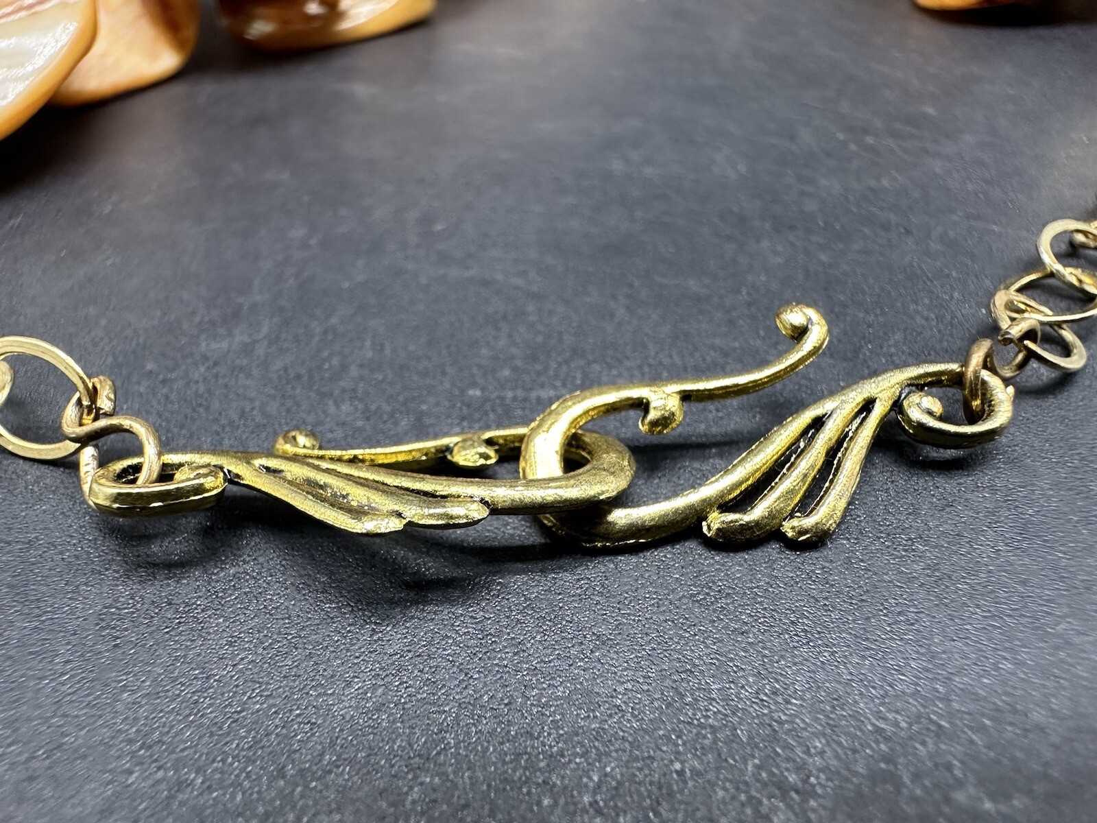 Sterling Silver Statement Shell Baroque Pearl Nec… - image 6