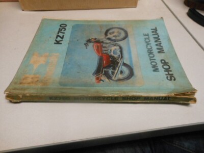 Kawasaki Factory Motorcycle Shop Manual KZ750 99997-744-01 | eBay