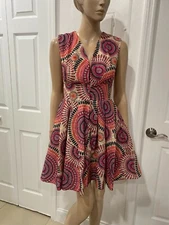 SWEET SINAMMON HEAVILY EMBROIDERED FLIRTY DRESS SZ M