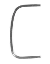 1971-72 Ford Mustang Grille Side Molding - LH New Dii