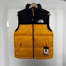The North Face Nuptse 1996 Packable Quilted Down Vest Summit Gold/Black-S,M,L,XL