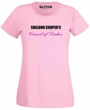Sheldon Cooper's Council of Ladies Fitted Women's T-Shirt Big Bang Theory