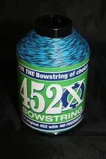 BCY 452X Bowstring Material 1/4lb Electric Blue & Black Speckled  Bow String 