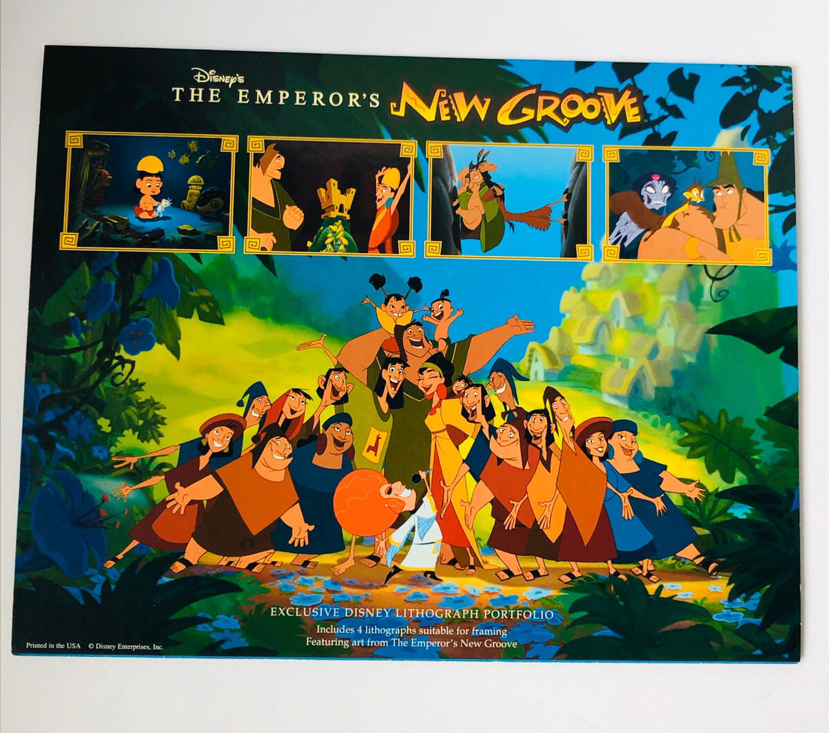 Disney's The Emperor's New Groove - 4 Exclusive Lithograph